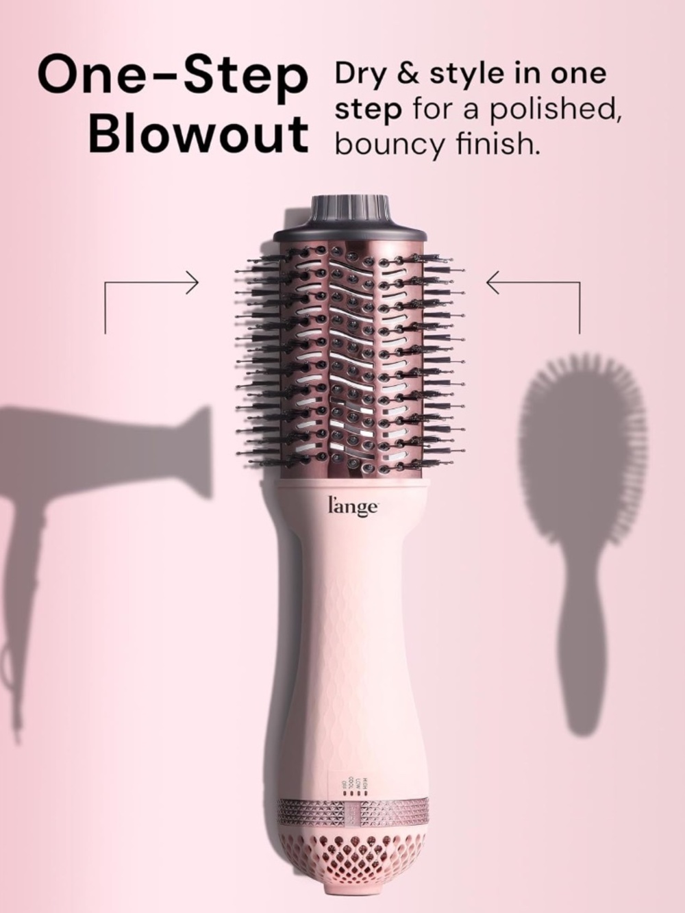 Two amazing hair tools: L'ANGE Volume Blow Dryer Brush /CONAIR Ceramic Flat Iron